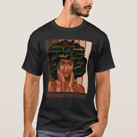 T-shirt Comportement Interventionniste Afro-Africain Améri (Devant)