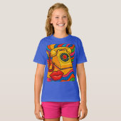 T-shirt "Composez-moi, ne m’en faites pas" Téléphone fixe (Devant entier)