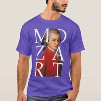 T-shirt Compositeur de musique classique Mozart amis rétro