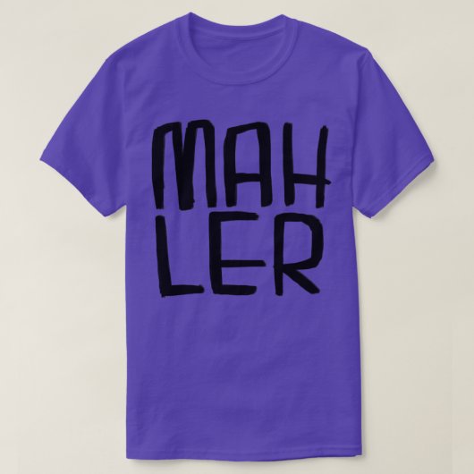 T-shirt Compositeur Mahler (Design devant)