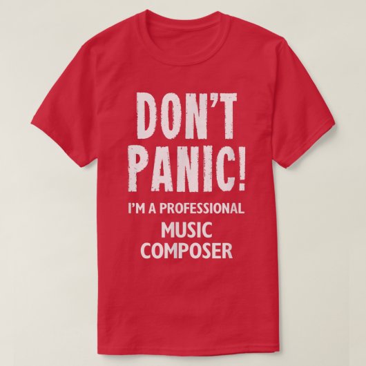 T-shirt Compositeur musical (Design devant)