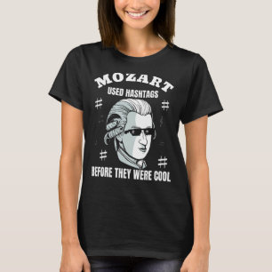 T-shirt Compositeur Wolfgang Amadeus Mozart a utilisé les 