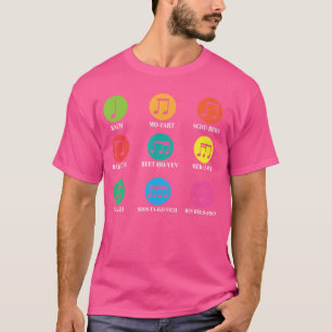 T-shirt Compositeurs Classiques Musique Classique Partitio