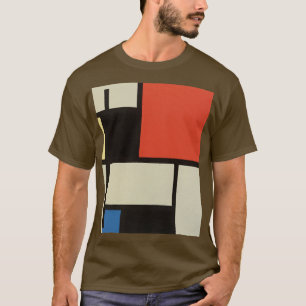 T-shirt Composition Abstraite moderne Brown