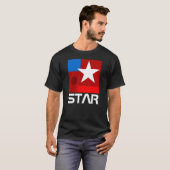 T-shirt Composition abstraite White Star (Devant entier)