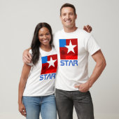 T-shirt Composition abstraite White Star (Unisexe)