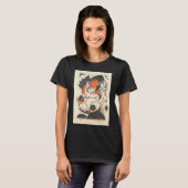 T-shirt Composition avec deux cerfs par Franz Marc (Devant entier)