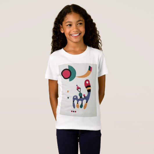 T-Shirt Composition Biomorphique Abstraction - Kandinsky (Devant entier)