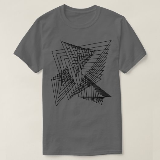 T-shirt composition des triangles 5 (Design devant)