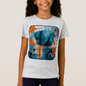 T-Shirt Composition géométrique Abstraite (Devant)