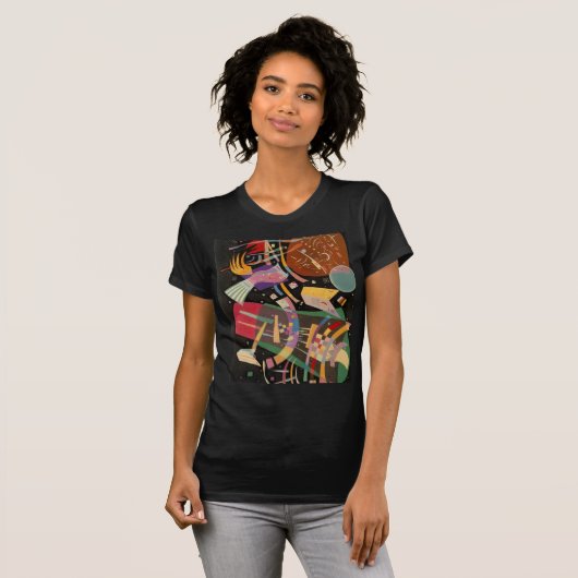 T-shirt Composition Kandinsky X Oeuvre Abstraite (Devant entier)