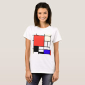 T-shirt Composition , Mondriaan (Devant entier)
