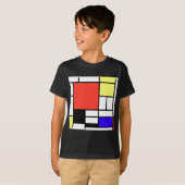 T-shirt Composition , Mondriaan (Devant entier)