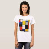 T-shirt Composition, Mondrian (Devant entier)