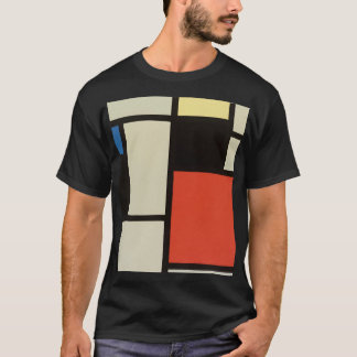 T-shirt Composition mondrienne Art moderne de la peinture