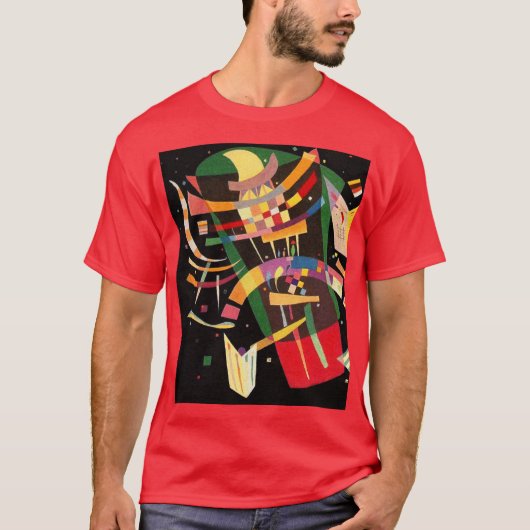 T-shirt Composition X Biomorphie Abstraction - Kandinsky (Devant)
