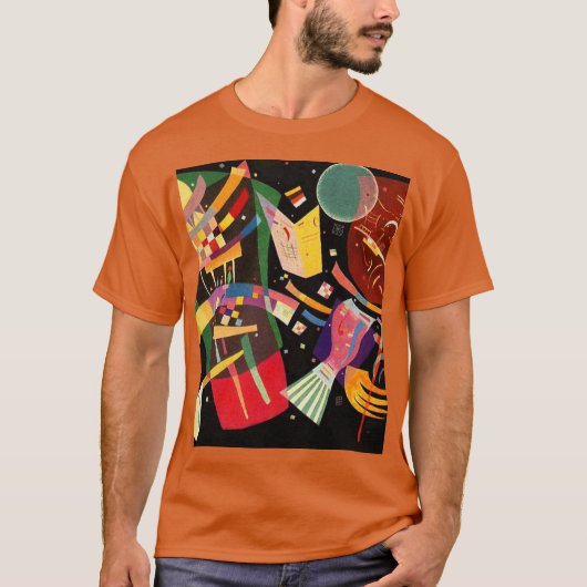 T-shirt Composition X Biomorphie Abstraction - Kandinsky (Devant)