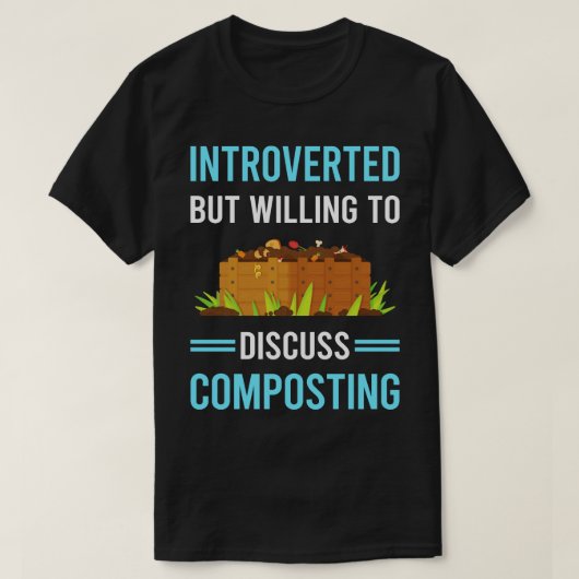 T-shirt Compostage Compostage présenté (Design devant)