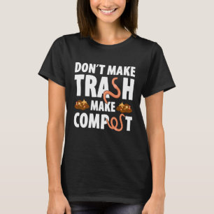 T-shirt Compostage Pour Compost Gardener Compostage
