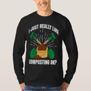 T-shirt Compostage pour compost jardinier agriculteur comp