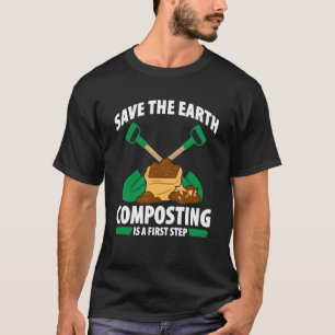 T-shirt Compostage pour compost jardinier agriculteur comp