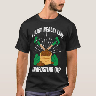 T-shirt Compostage pour compost jardinier agriculteur comp