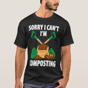 T-shirt Compostage Pour Composteur Jardinier Agriculteur C