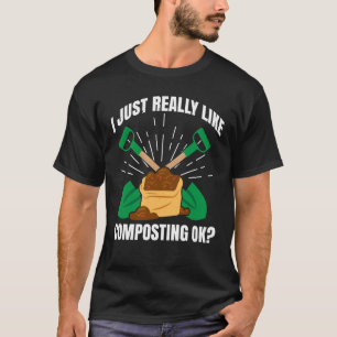 T-shirt Compostage pour composteur jardinier agriculteur c