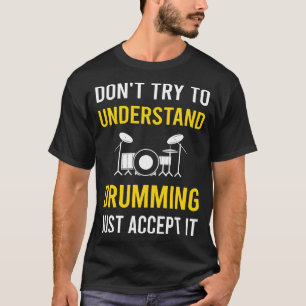 T-shirt Comprendre la batterie Batteur Tambour Batteries