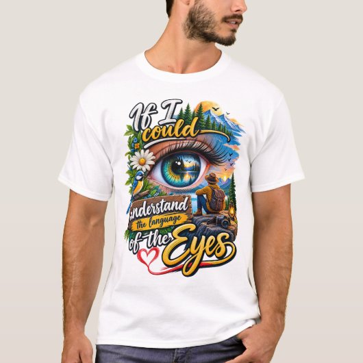 T-shirt Comprendre le Langage des Yeux (Devant)