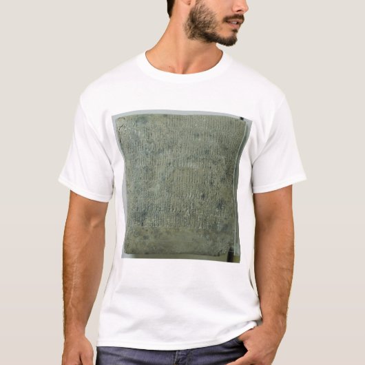 T-shirt Comprimé avec le manuscrit cunéiforme (Devant)