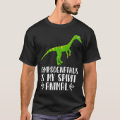 T-shirt Compsognathus est Mon Esprit Animal (Devant)