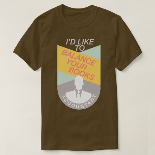 T-shirt Comptabilité Bilan Comptabilité Drôle cadeau (Design devant)