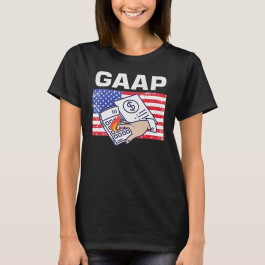 T-shirt Comptabilité Gaap Comptable Squad Comptable amusan (Devant)