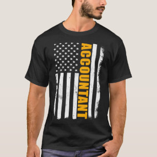 T-shirt Comptable américain