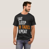 T-shirt Comptable amusant CPA Impôt sur les déclarations d (Devant entier)