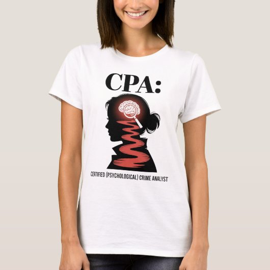T-shirt Comptable Amusant Expert-Comptable Agréé Analyste (Devant)