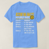 T-shirt Comptable Analyste Taux horaire Comptable CPA Comp (Design devant)