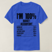 T-shirt Comptable Budget Ix27m 100 (Design devant)