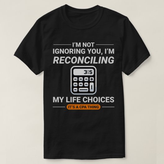 T-shirt Comptable comptable comptabilité comptable Finance (Design devant)