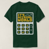 T-shirt Comptable comptable comptable comptable analyste I (Design devant)