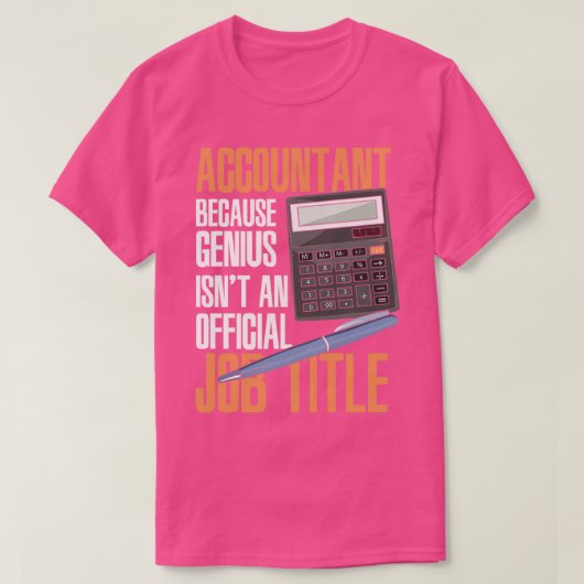 T-shirt Comptable comptable comptable comptable comptable (Design devant)