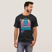 T-shirt Comptable comptable CPA Retro (Devant entier)