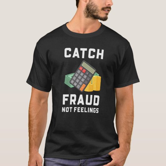 T-shirt Comptable comptable de la fraude de capture et des (Devant)