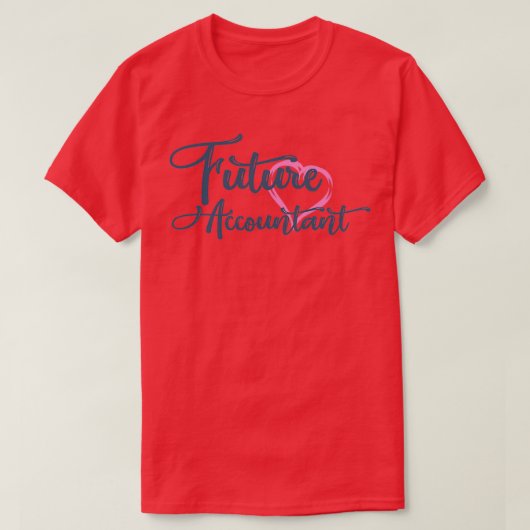 T-shirt Comptable Cool futur (Design devant)
