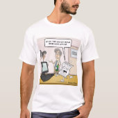 T-Shirt Comptable De Bilan Déchiré (Devant)