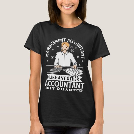 T-shirt Comptable De Gestion Comme N'Importe Quel Autre, M (Devant)