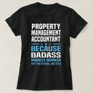 T-shirt Comptable de gestion des biens