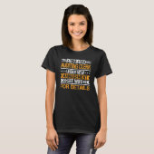 T-shirt Comptable de vérification à la retraite sous nouve (Devant entier)