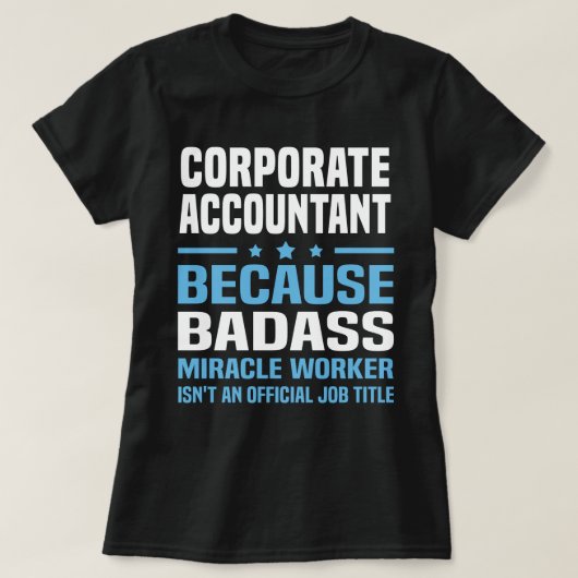 T-shirt Comptable d'entreprise (Design devant)